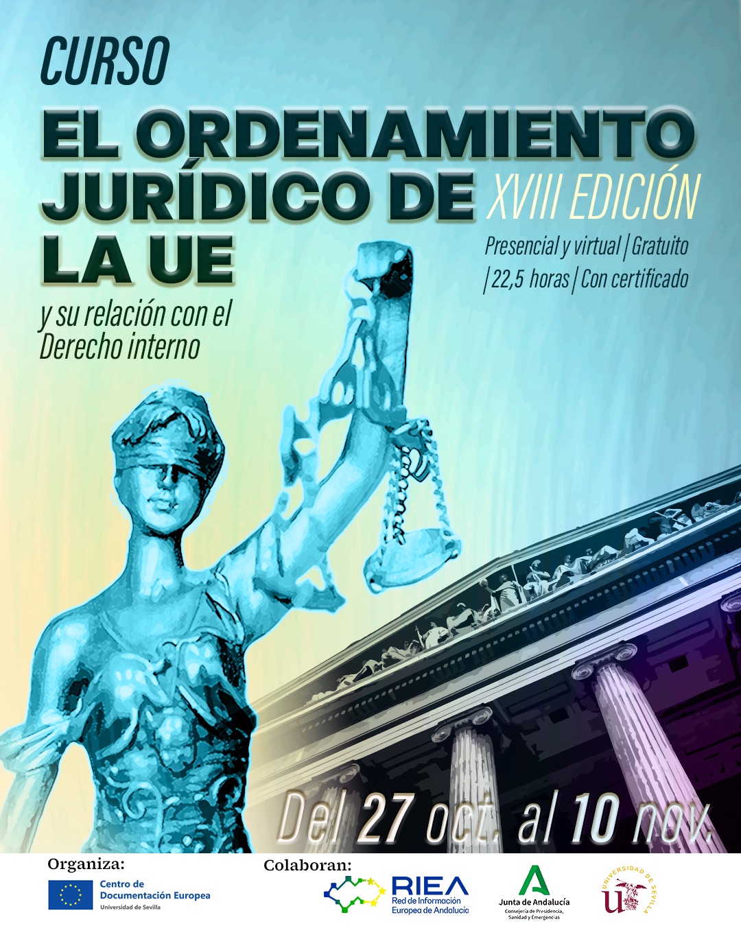 Cartel Curso Ordenamiento Jurídico UE